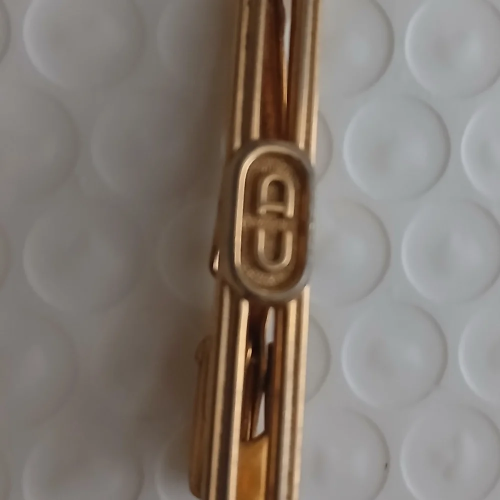 Dior Gold Tie Clip